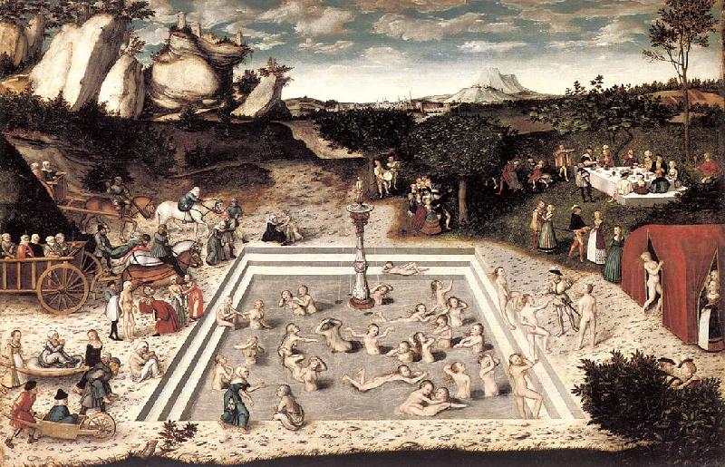 The Fountain of Youth dfg, CRANACH, Lucas the Elder